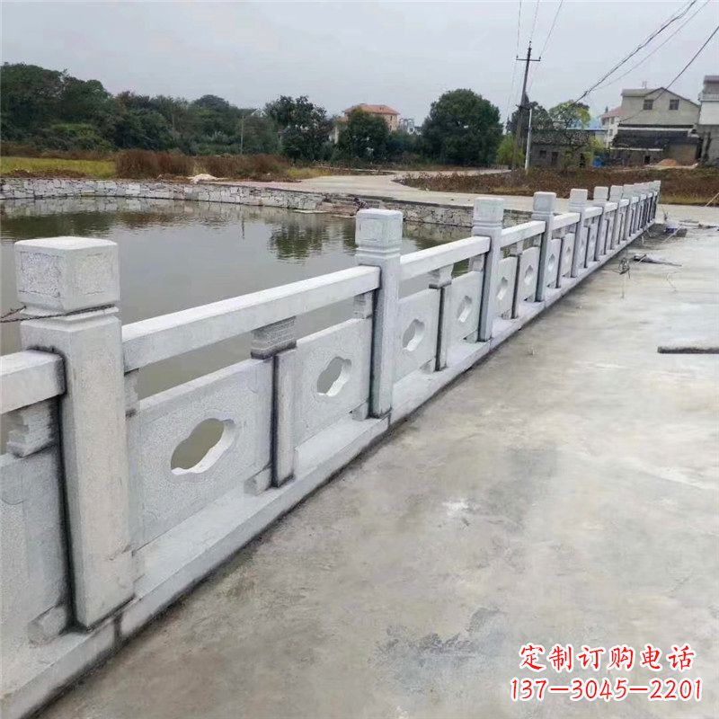 深圳大理石河道石雕栏杆