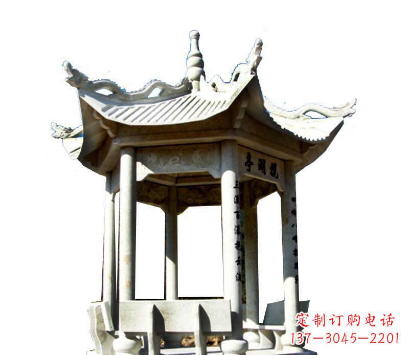 深圳大理石凉亭石雕