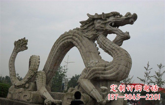 深圳大理石龙雕塑 (2)
