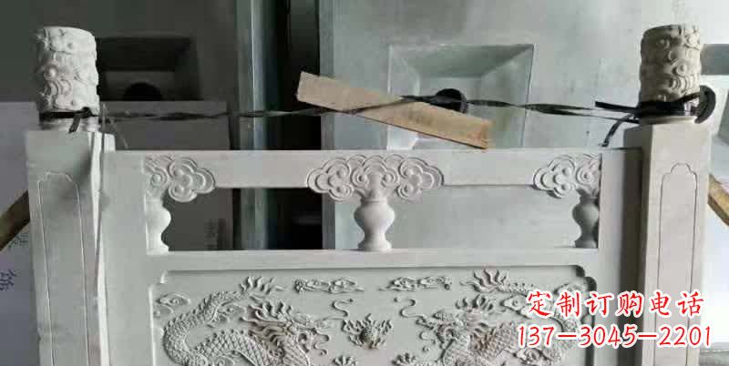 深圳大理石龙浮雕栏板1