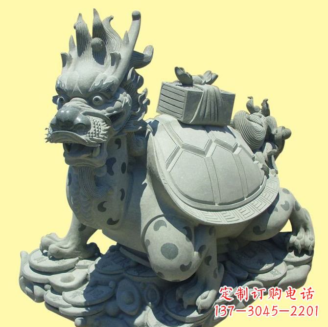 深圳大理石龙龟雕塑