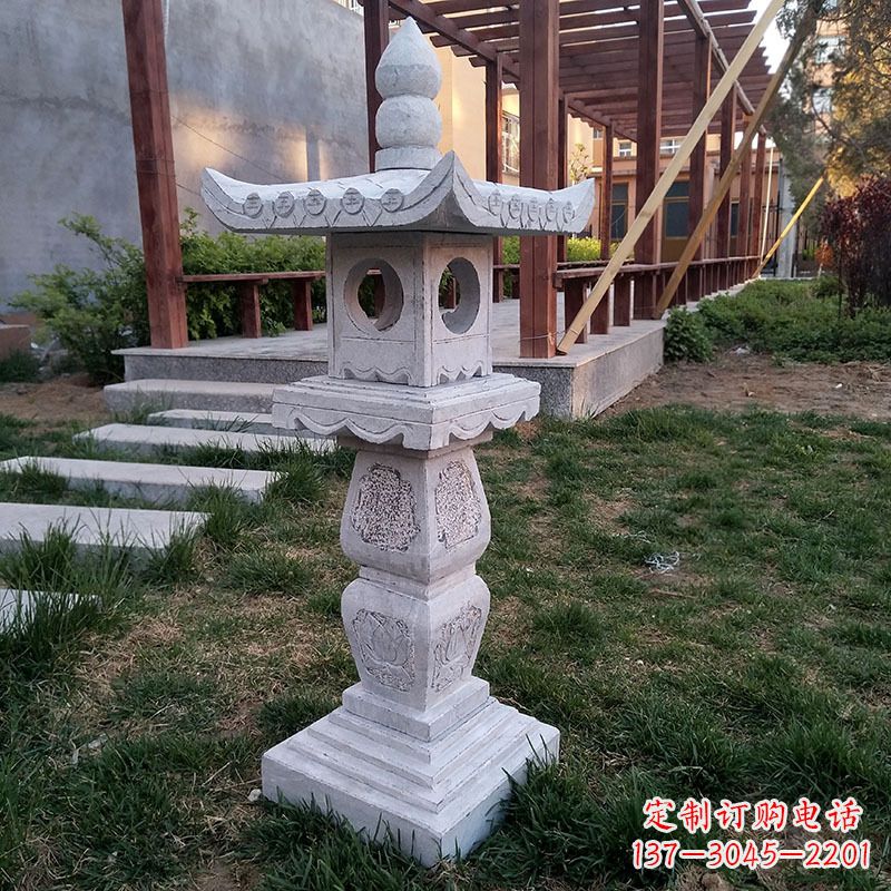 深圳大理石灯笼雕塑