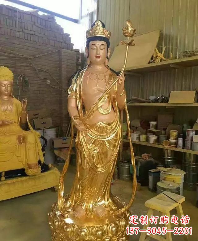 深圳大势至菩萨铜雕