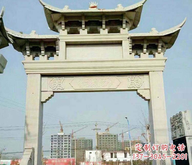 深圳精美牌坊石雕