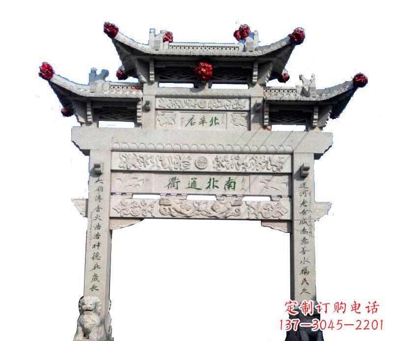 深圳精美石牌坊雕塑