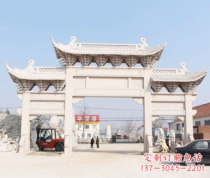 深圳精美牌坊雕塑