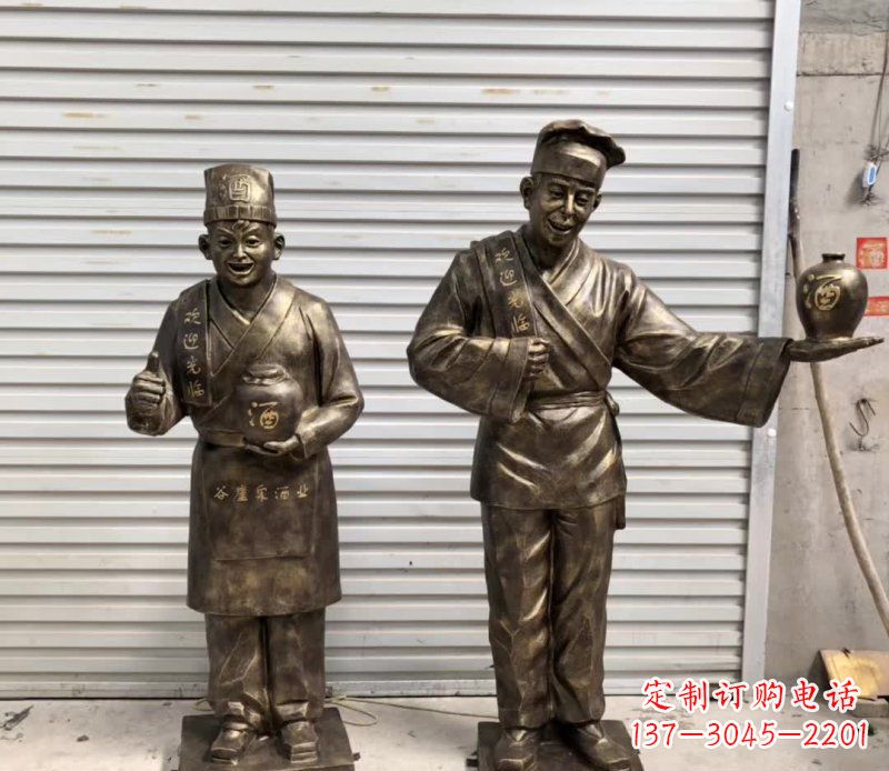 深圳店小二铜雕古风系列