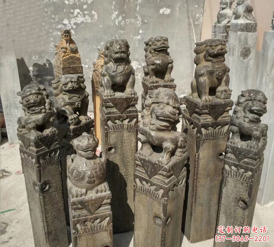 深圳仿古马雕塑,高端定制艺术石雕