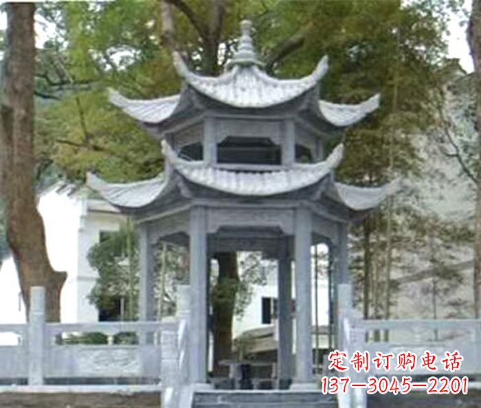 深圳中领雕塑凉亭石雕——传承古典精髓,融情于雕塑之中