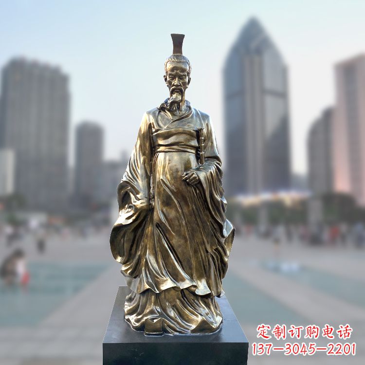 深圳专业定制屈原雕像
