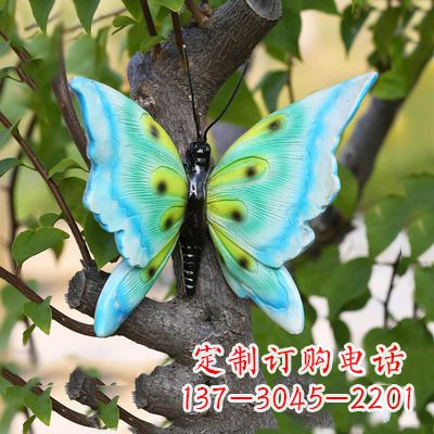 深圳蓝色蝴蝶雕塑