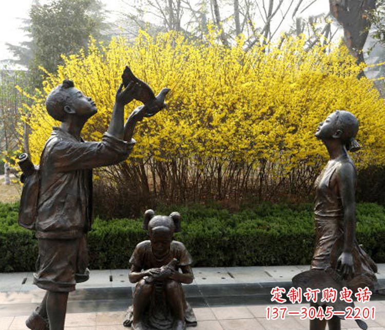 深圳精致可爱的儿童铜雕