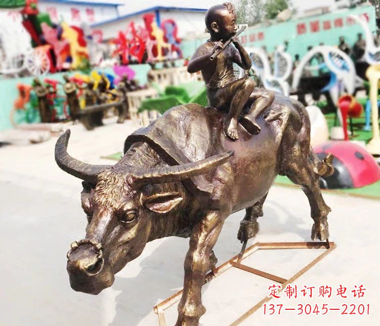 深圳牛郎雕塑精美绝伦的铜雕艺术