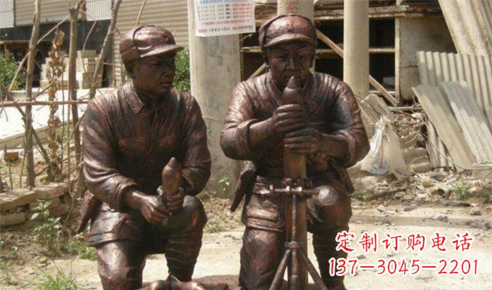 深圳英勇勇士铜雕