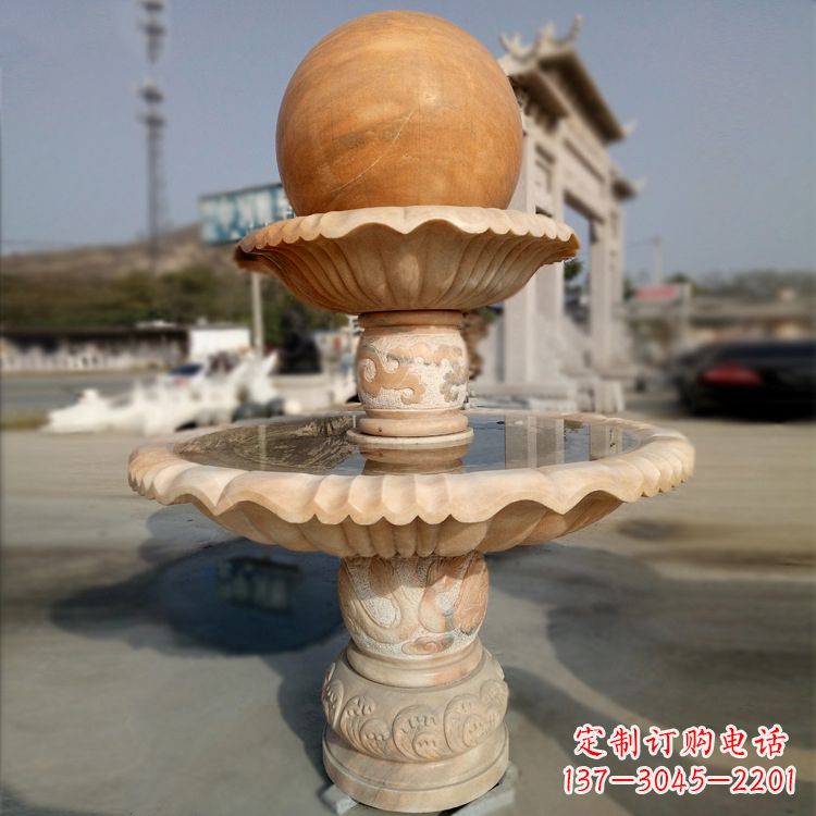 深圳精致的风水球石雕塑