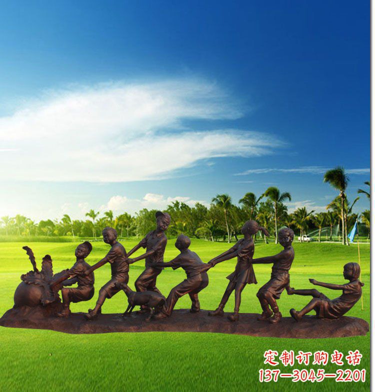 深圳中领雕塑-精美仿铜萝卜雕塑