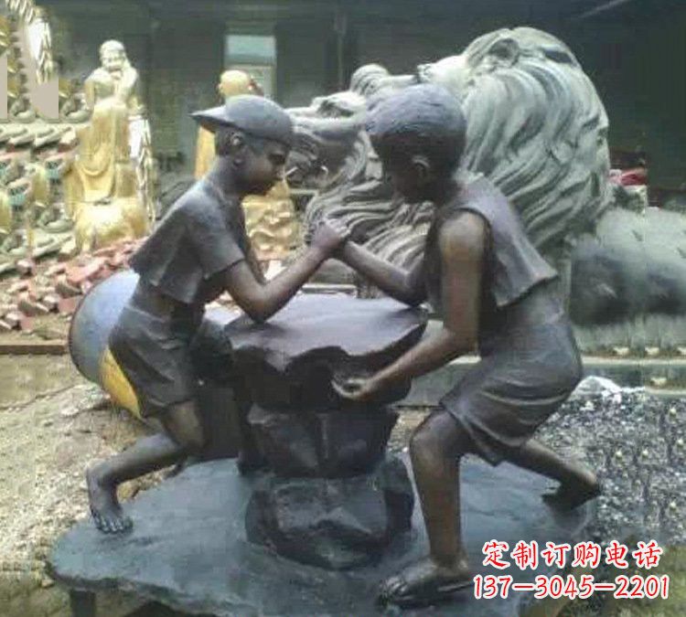 深圳非凡童趣,精致儿童铜雕