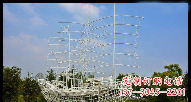 深圳唯美不锈钢帆船雕塑