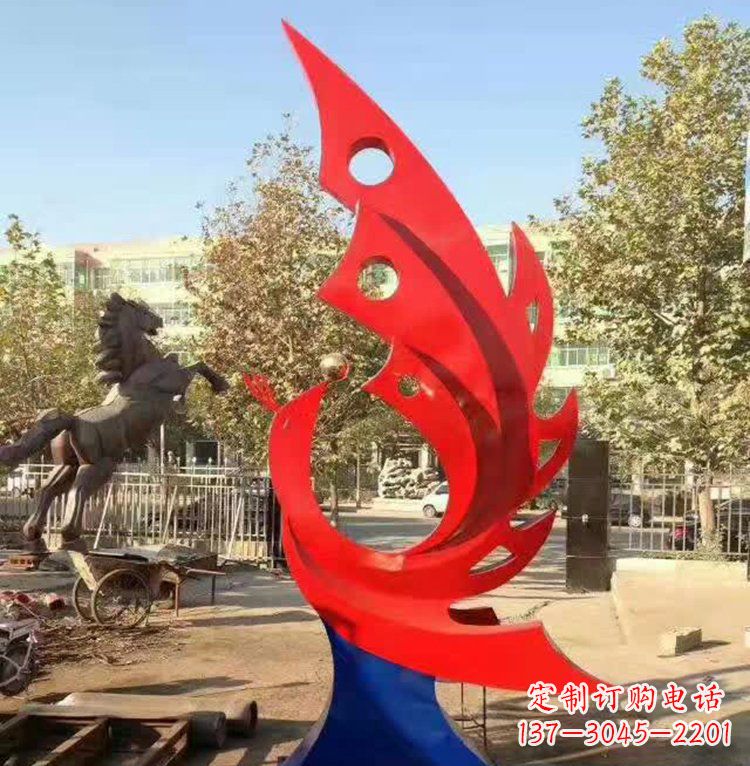 深圳艺术精美的不锈钢凤凰雕塑
