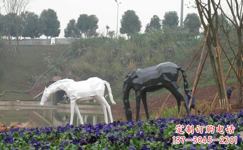 深圳盛世之美，精美不锈钢动物雕塑