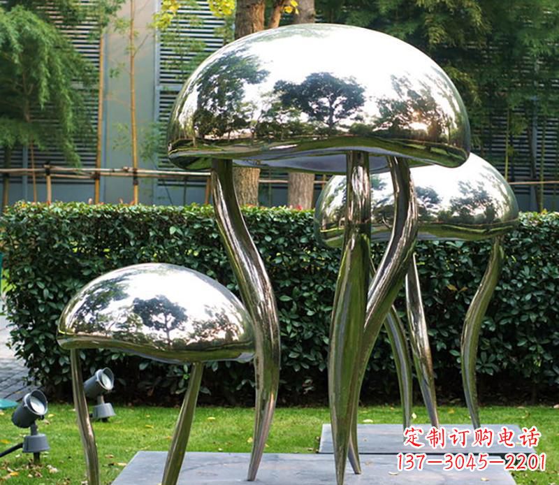 深圳艺术水母不锈钢雕塑