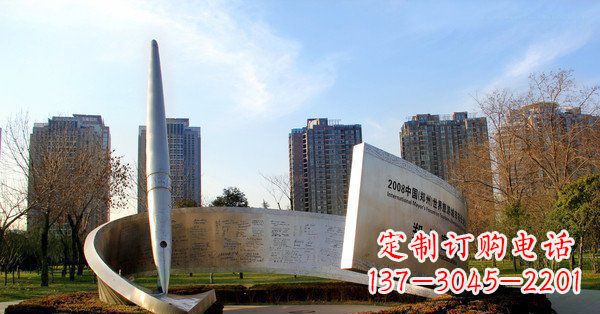 深圳精美且精致的不锈钢钢笔雕塑