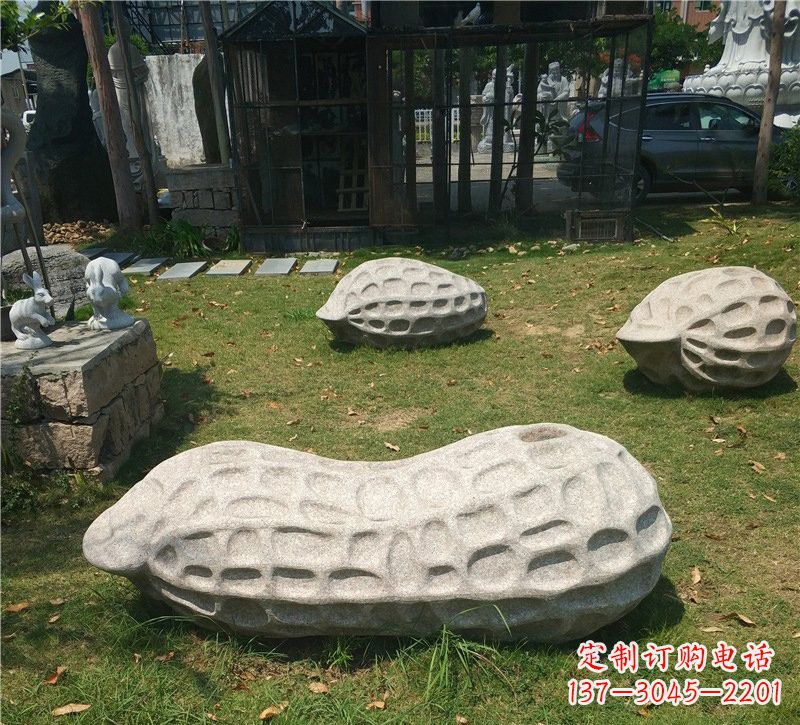 深圳精美大理石花生雕塑