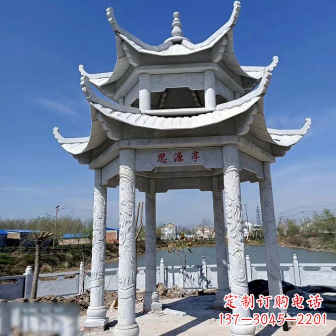 深圳公园大理石凉亭