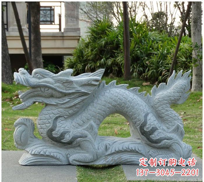 深圳精美雕刻的大理石龙雕塑