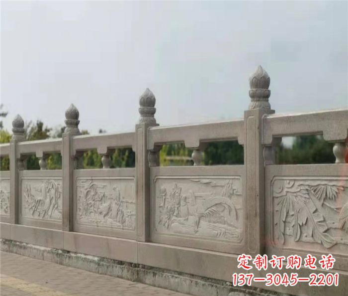深圳泰山大理石浮雕栏板雕塑