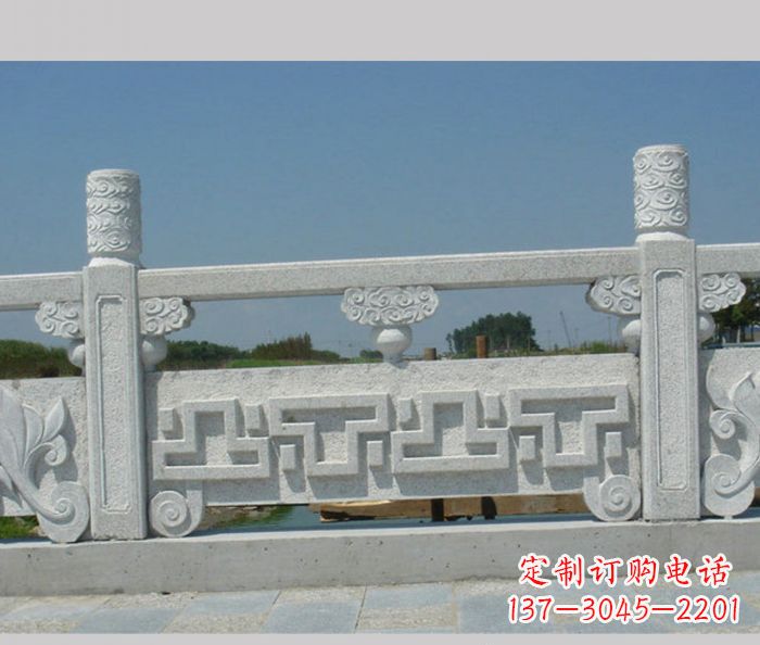 深圳公园景观大理石栏板雕塑