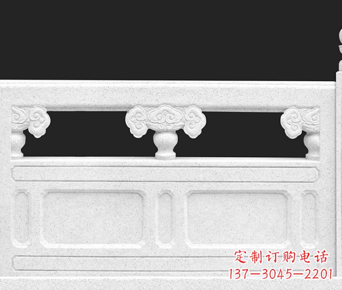 深圳汉白玉石栏板雕塑