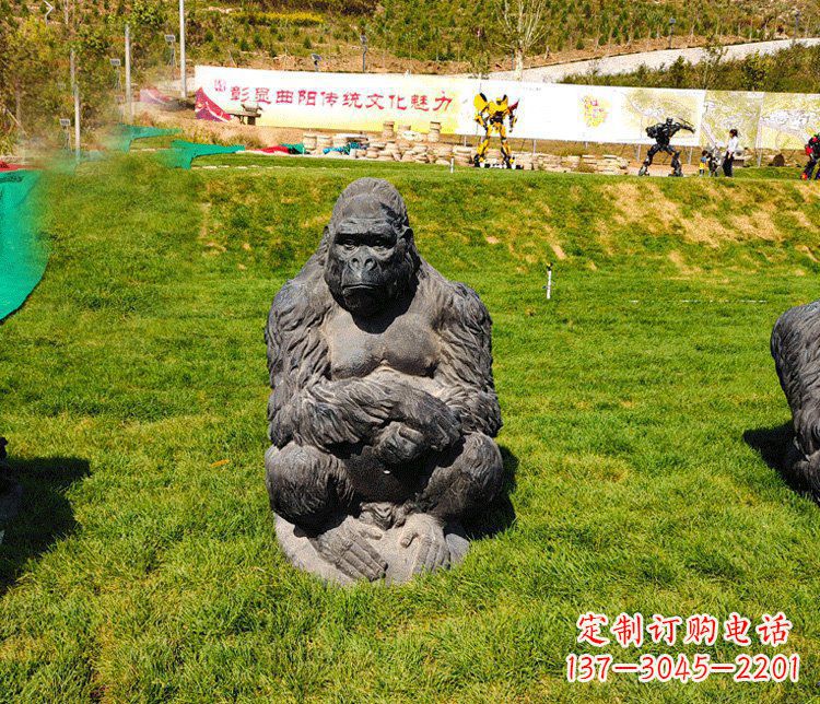 深圳高端铜制巨型大猩猩雕塑