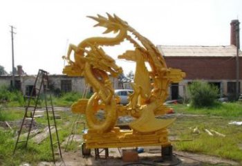深圳产品名称“象征吉祥，唤醒美好——中领雕塑铜雕龙凤呈祥”