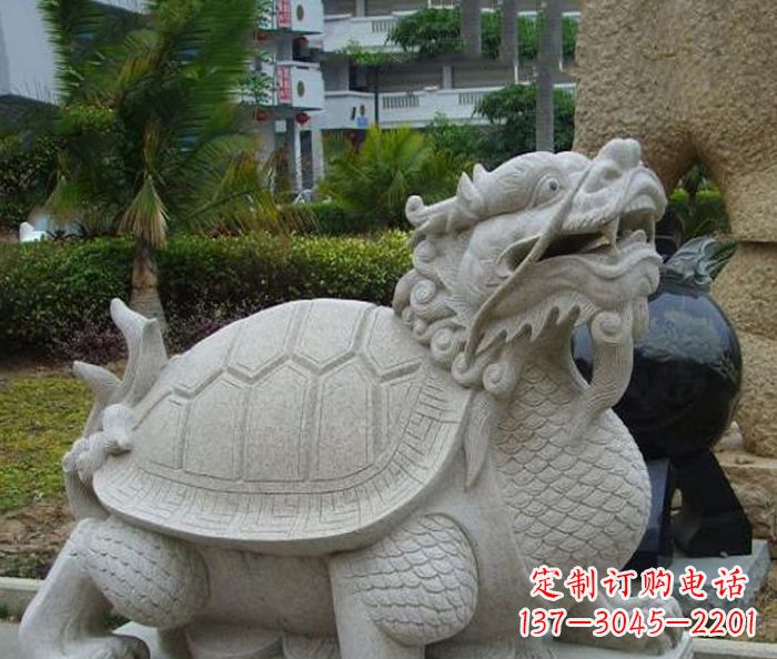 深圳中领雕塑:古典神兽龙龟石雕精神的传承