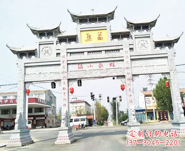 深圳牌坊雕塑:传承古典文化,新的艺术精粹
