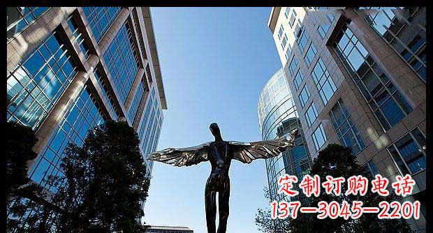 深圳精美不锈钢抽象天使雕塑