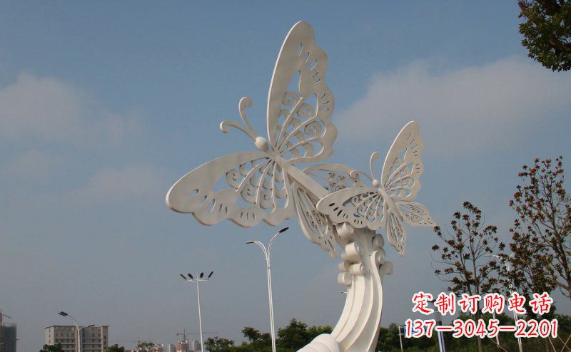 深圳完美的蝴蝶不锈钢雕塑