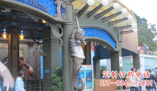 深圳海马铜雕