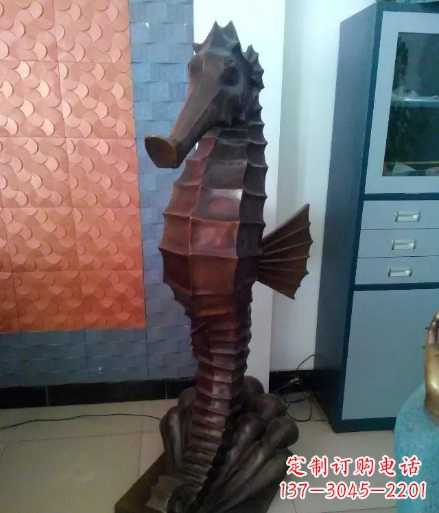 深圳海马铸铜动物铜雕