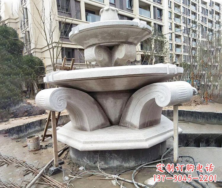 深圳海马喷泉石雕