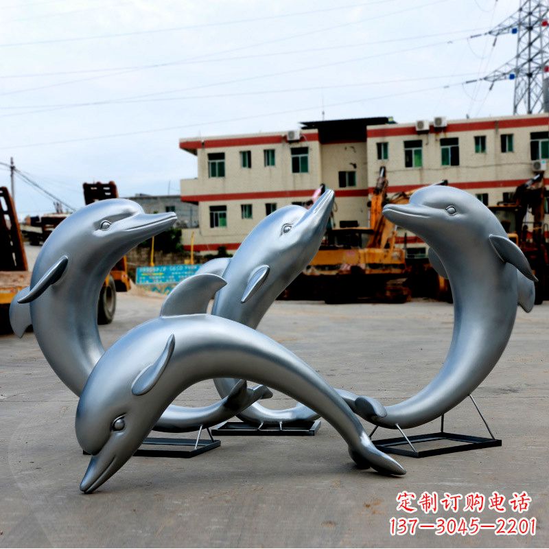 深圳海豚玻璃钢雕塑