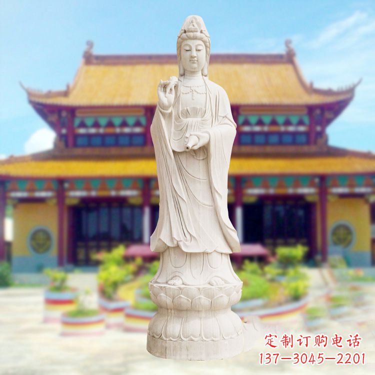 深圳精美观音石雕,给你灵动的祝福
