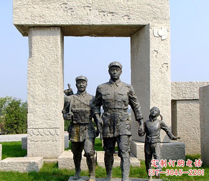 深圳红军公园雕塑,精致而独特