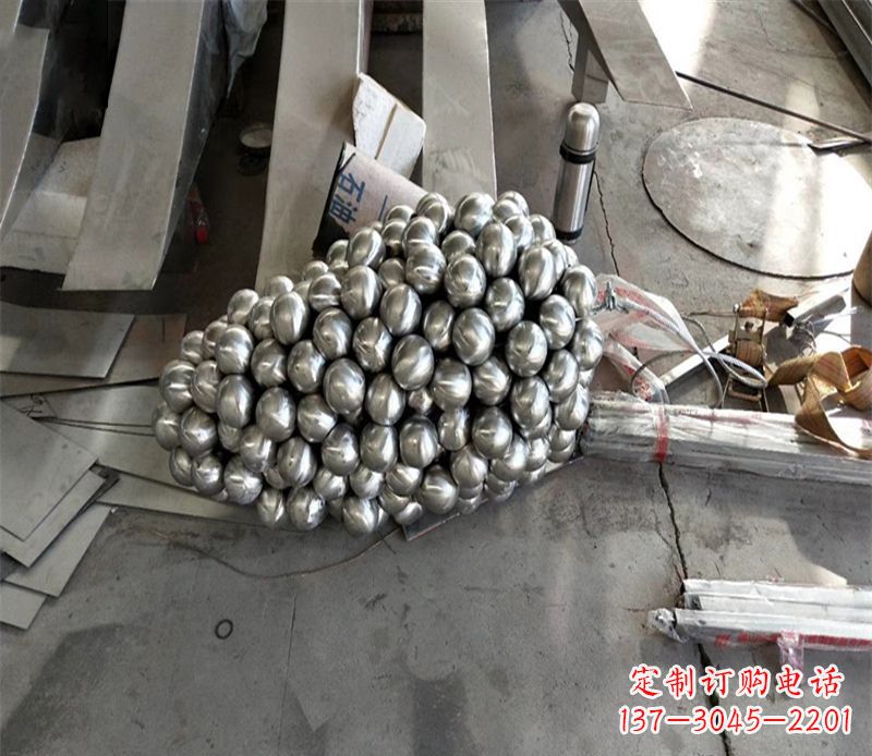 深圳户外不锈钢葡萄雕塑雕塑