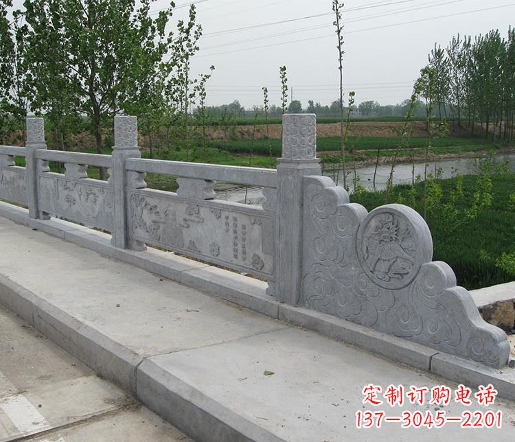 深圳景区大理石栏板石雕 (9)