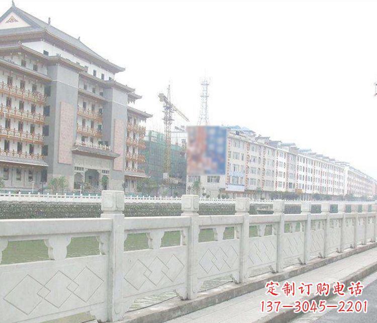 深圳流光溢彩的大理石栏板石雕