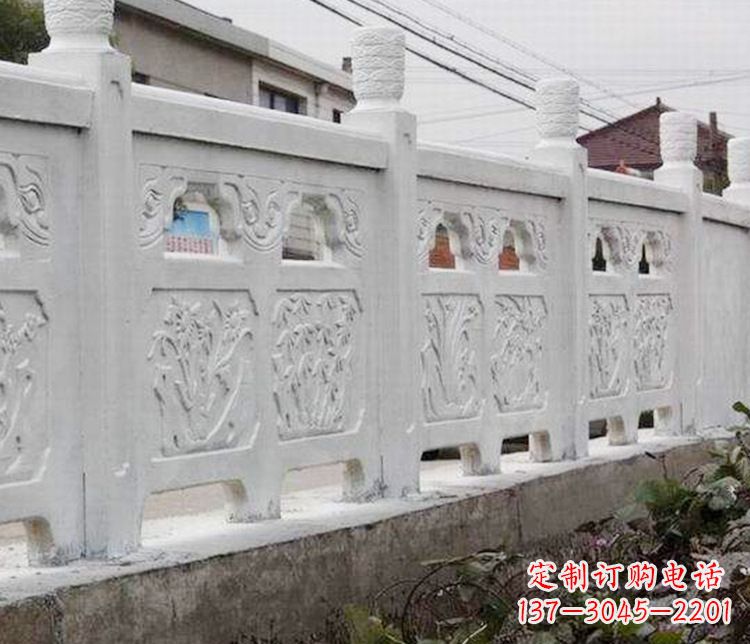 深圳优雅大理石栏板雕塑