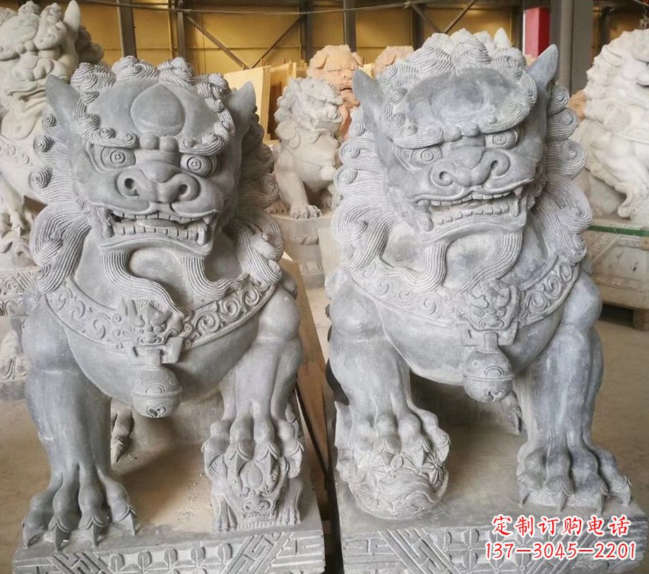 深圳南方石狮子雕塑,传承古典工艺