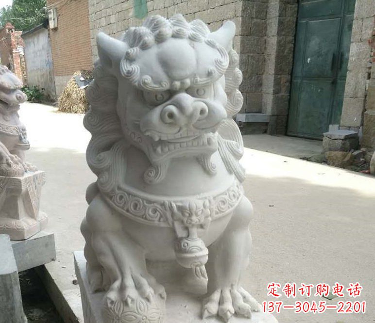 深圳南方石雕龙狮子——浓烈的中国风雕塑